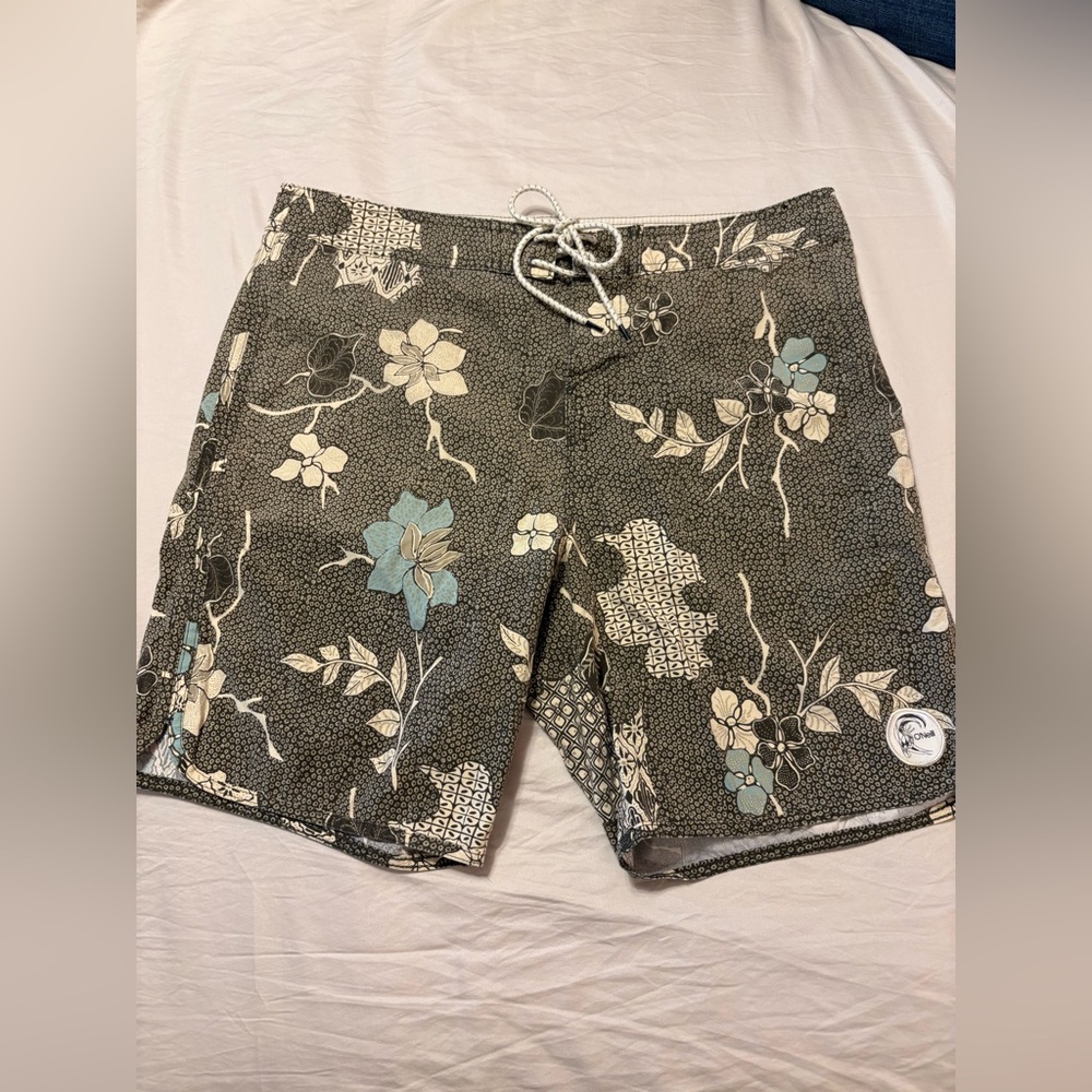 O'Neill Retro Freak Santa Cruz Surf/Swim Short Size 34